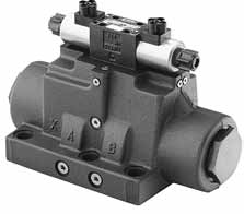 Parker D101VW Series Pilot Operated, Solenoid Controlled, Directional Control Valve