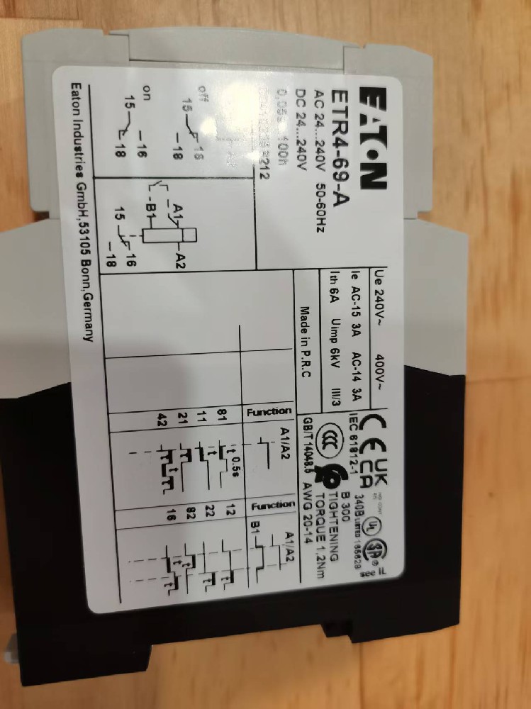EATON ETR timing relays