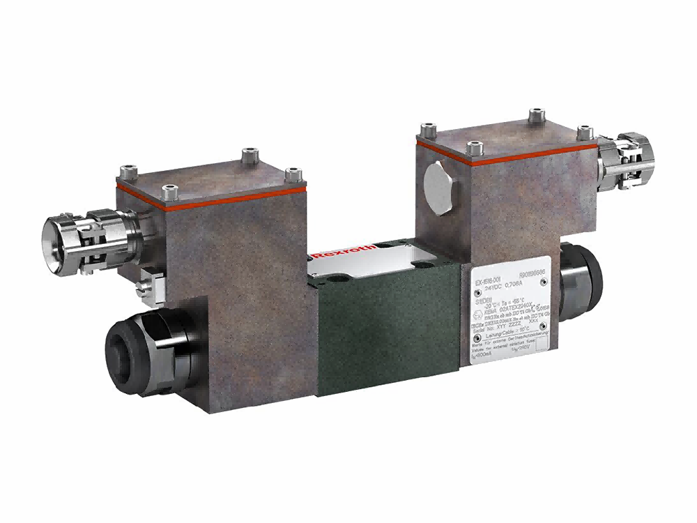 3DREP..XE - NG6; 2X REXROTH PROPORTIONAL PRESSURE REDUCING VALVES